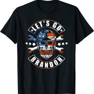 Official Let's Go Brandon Conservative Anti Liberal US Flag T-Shirt