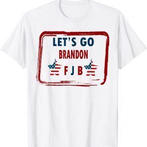 T-Shirt FJB Chant LGB Let's Go Brandon Funny Men Women US Flag Vintage Funny