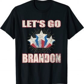 Let's Go Brandon USA American Stars Funny T-Shirt