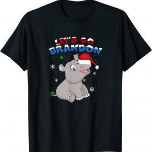 Let's Go Brandon Elephant Christmas Gift Tee Shirt