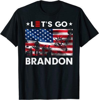 Statue of Liberty Let's Go Brandon Tee T-Shirt