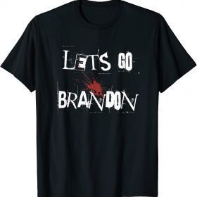 Impeach 46, Anti Biden Lets Go Brandon Biden Chant Let's Go Brandon Halloween Style T-Shirt