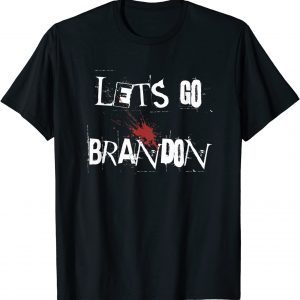 Impeach 46, Anti Biden Lets Go Brandon Biden Chant Let's Go Brandon Halloween Style T-Shirt