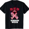 Kids We Wear Red Fo Red ribbon week Awareness T-Shirt