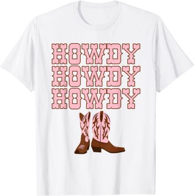 Howdy Rodeo Western Country Southern Cowgirl T-Shirt