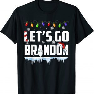 Let's Go Brandon Snow Christmas Shirt T-Shirt