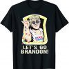 Let's Go Brandon! Funny Donald Trump Bottle Label Shirt T-Shirt