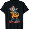 Let's Go Brandon Dabbing Trex Uncle Sam 2021 T-rex Lets T-Shirt