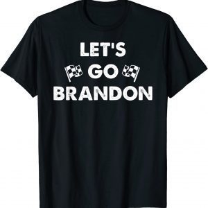 Official Let's Go Brandon Checker Flag Checkered Flags Shirt