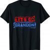 Funny Let's Go Brandon Conservative Anti Liberal US Flag T-Shirt