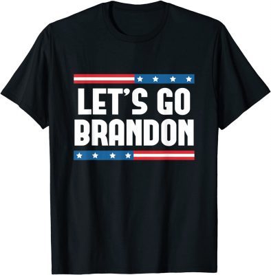 Let's Go Brandon Funny Men Women US Flag Unisex Tee Shirts
