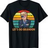 Let's Go Brandon Joe Biden Chant Fake News Strikes Again T-Shirt