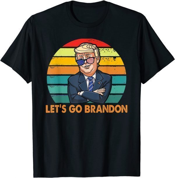 Let's Go Brandon Joe Biden Chant Fake News Strikes Again T-Shirt