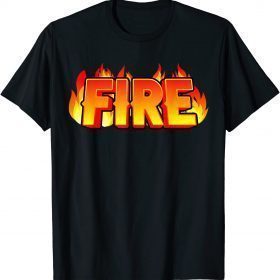 Fire Costume Party DIY Halloween Matching Couples T-Shirt