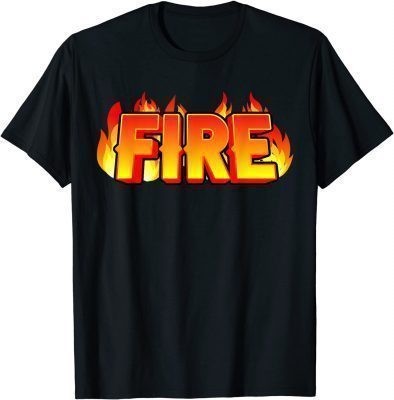Fire Costume Party DIY Halloween Matching Couples T-Shirt