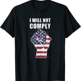 Defiant Patriot Conservative Medical Freedom Tee Shirt