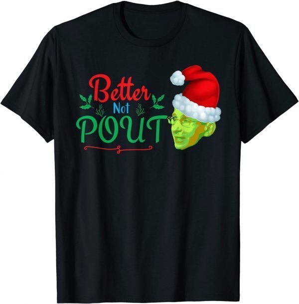 Classic Christmas Naughty Fauci Elf Funny Fauci Holiday Gnome T-Shirt