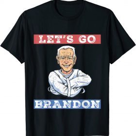 2021 Let's Go Brandon Funny Chant Vintage Graphic T-Shirt