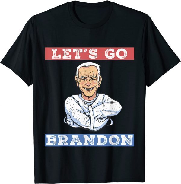 2021 Let's Go Brandon Funny Chant Vintage Graphic T-Shirt