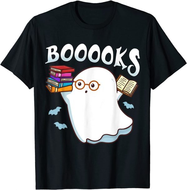 Official Halloween Books Librarian English Teacher Reader Reading T-Shirt