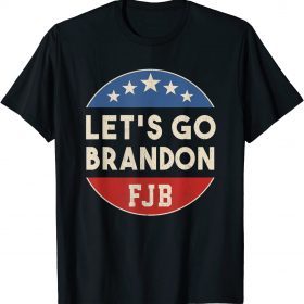 Classic Let’s Go Brandon Conservative Vintage Political USA Flag T-Shirt