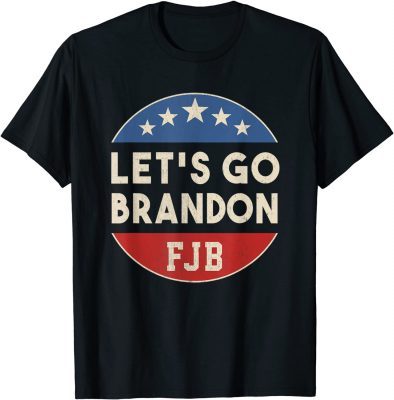Classic Let’s Go Brandon Conservative Vintage Political USA Flag T-Shirt