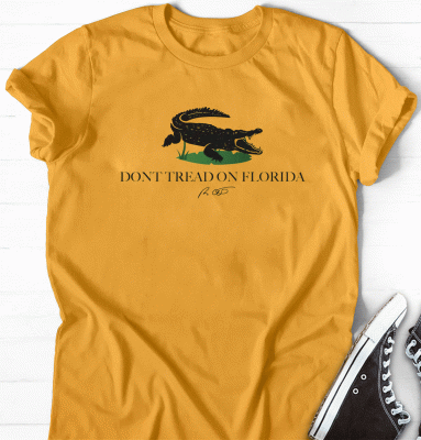 Tee Shirt Don’t Tread On Florida Alligators
