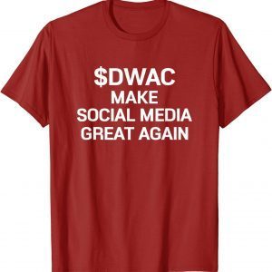 T-Shirt Make Social Great Again Trump SPAC DWAC 2021