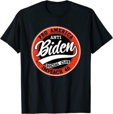 Official Anti Biden Social Club TShirt