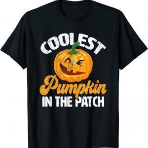 Coolest Pumpkin In The Patch Funny Halloween Kids Graphic T-Shirt
