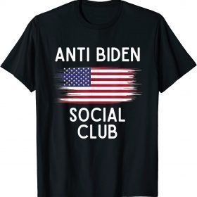Classic Anti Biden Social Club Funny Republican Pro Trump T-Shirt