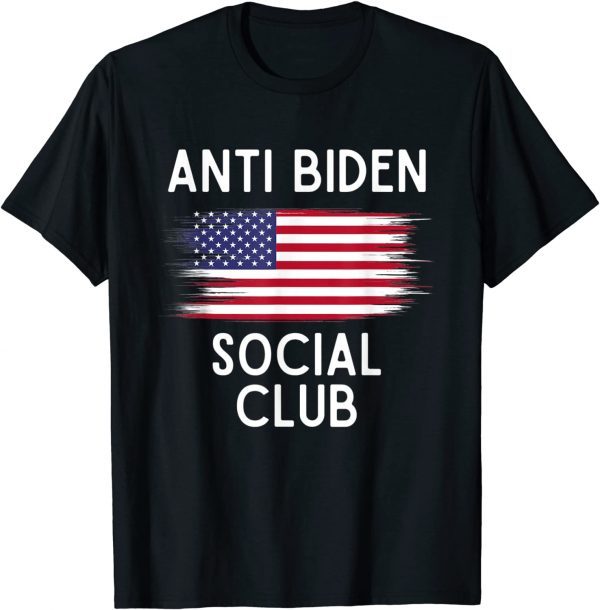 Classic Anti Biden Social Club Funny Republican Pro Trump T-Shirt