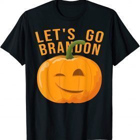 Classic Let's Go Brandon Lets Go Brandon 2021 Funny Pumpkin Wink T-Shirt