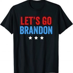 lets go brandon american flag Unisex Tee Shirt