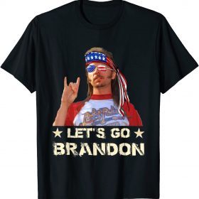 Let's Go Brandon Conservative Anti Liberal US Flag 2021 TShirt T-Shirt