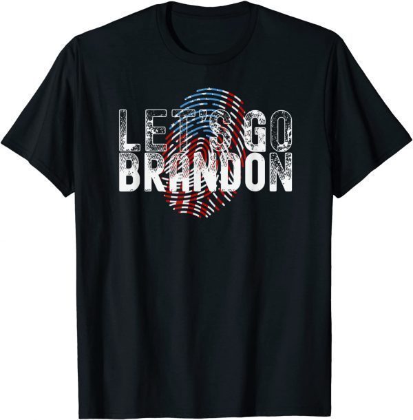 2021 Let's Go Brandon Flag Sunglasses Gift Tee Shirt