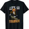 Classic Skull Skateboard Pumpkin Let's Go Brandon Halloween Impeach Shirts T-Shirt
