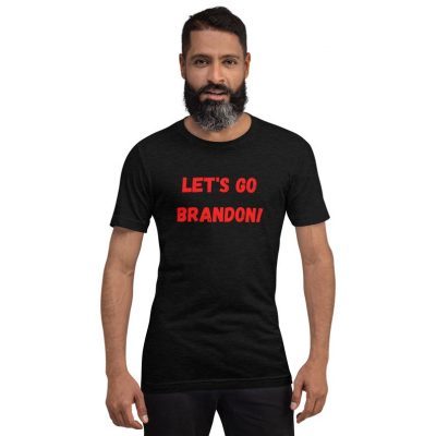 Tee Shirt FJB Chant Impeach 46 Let's Go Bradon Anti Biden