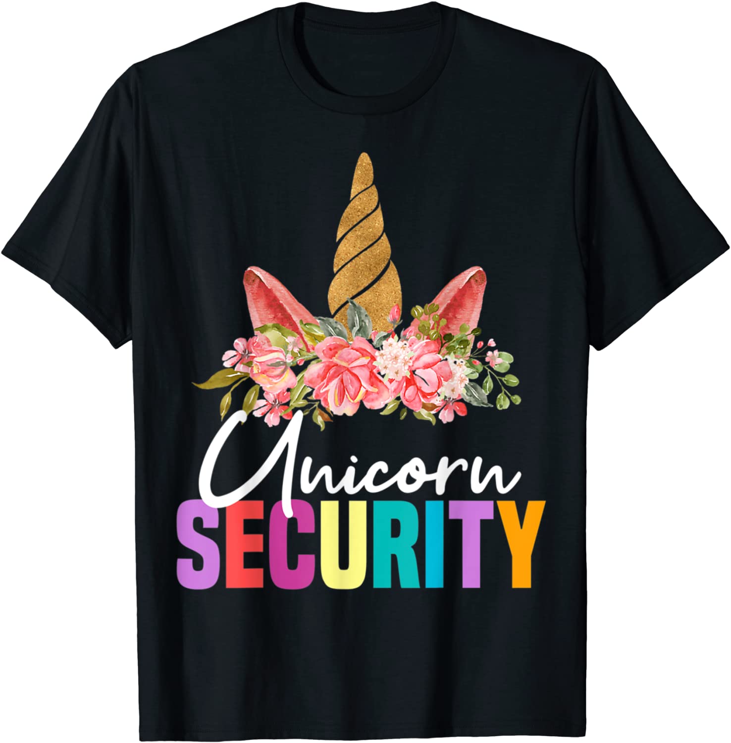 security Tee for women funny Unicorn Security Gift Tee Shirt security Tee for women funny Unicorn Security Gift Tee Shirt