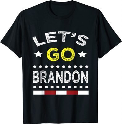 2021 Lets Go Brandon US Flag Shirt Conservative Shirt T-Shirt