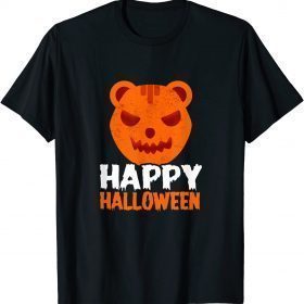Scary Bear Of Halloween Quote T-Shirt