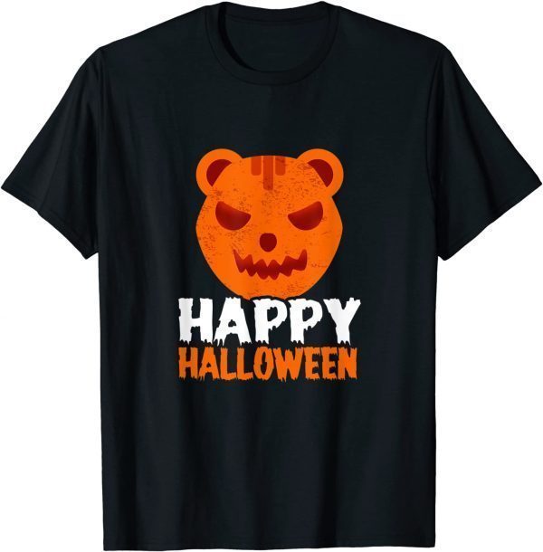 Scary Bear Of Halloween Quote T-Shirt