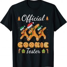 Official Cookie Tester Baking Christmas Gingerbread Team Pjs T-Shirt