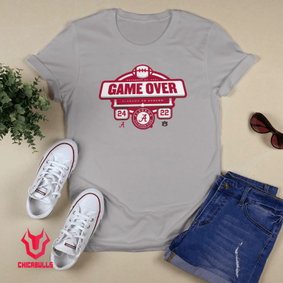 ALABAMA VS AUBURN SCORE GAME OVER T-SHIRT