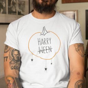Tee Shirts Harryween Pumpkin Happy Halloween