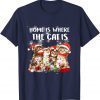 Home Is Where The Cat Is Christmas Costume Tee Shirts