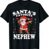 Official Santa’s Favorite NEPHEW Christmas Xmas T-Shirt