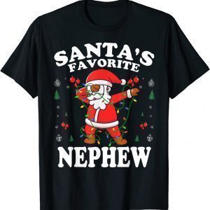 Official Santa’s Favorite NEPHEW Christmas Xmas T-Shirt