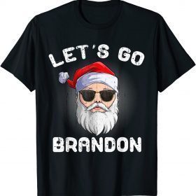 Christmas Let's Go Brandon Santa Claus Xmas T-Shirt