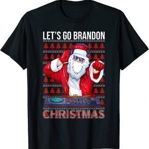 Let's Go Brandon Meme Ugly Christmas DJ Sweater Gift T-Shirt